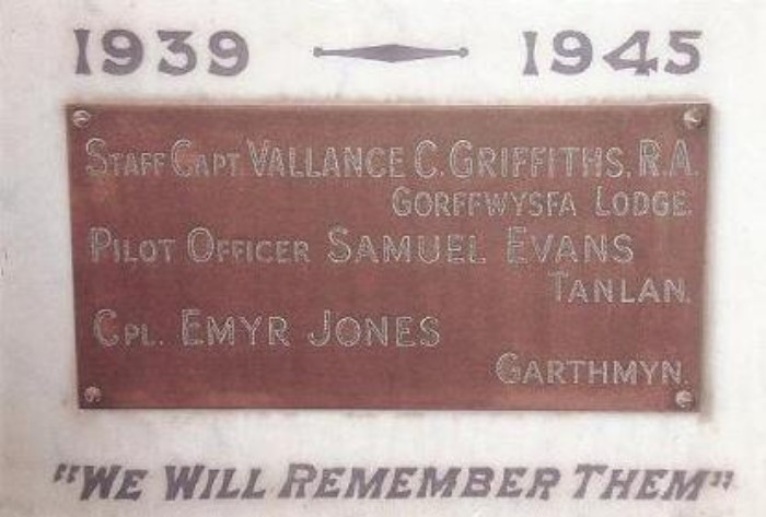 05. Samuel Evans - Plaque